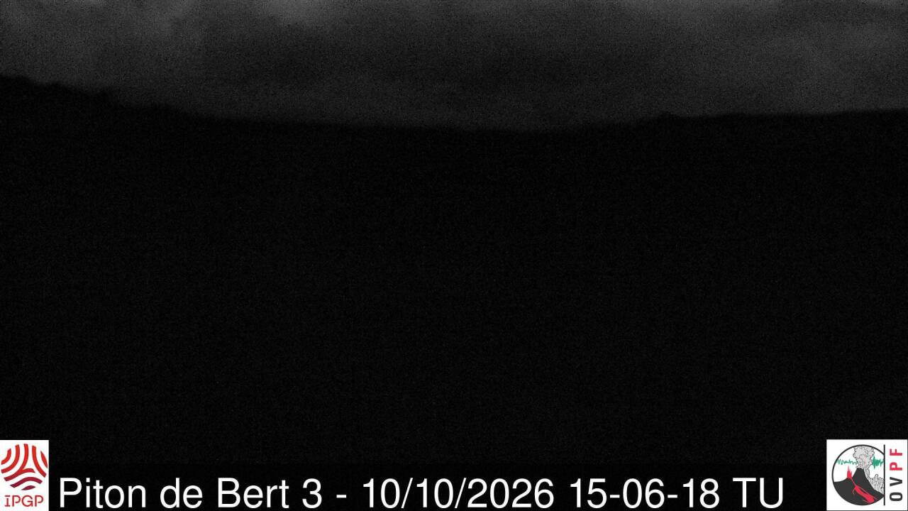 Dernière image de la webcam Piton de Bert — Piton de la Fournaise