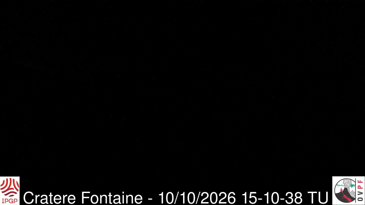 Dernière image de la webcam Château Fort — Piton de la Fournaise